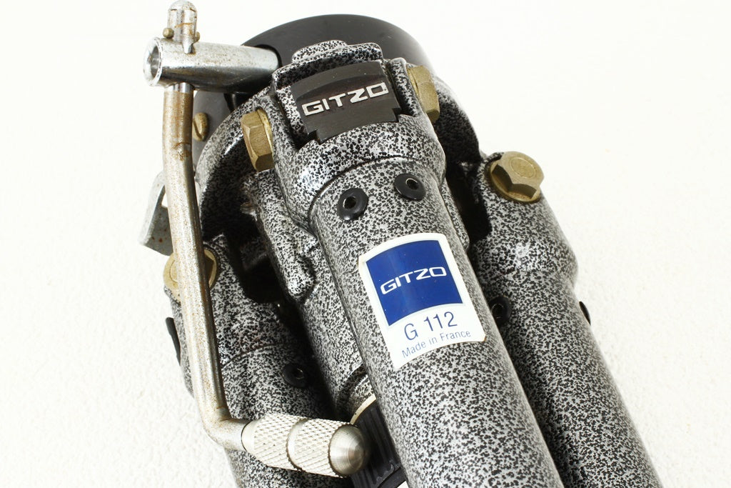 極上品◆GITZO フランス G112 3段三脚 雲台付き
