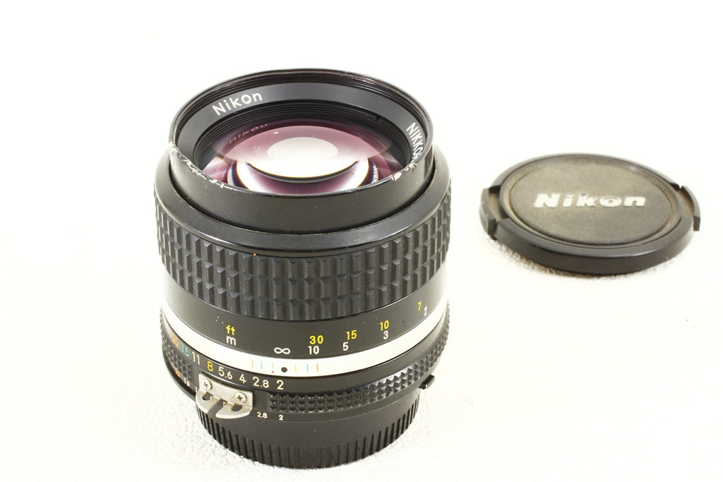美品◆NIKON Ai-S NIKKOR 85mm F2