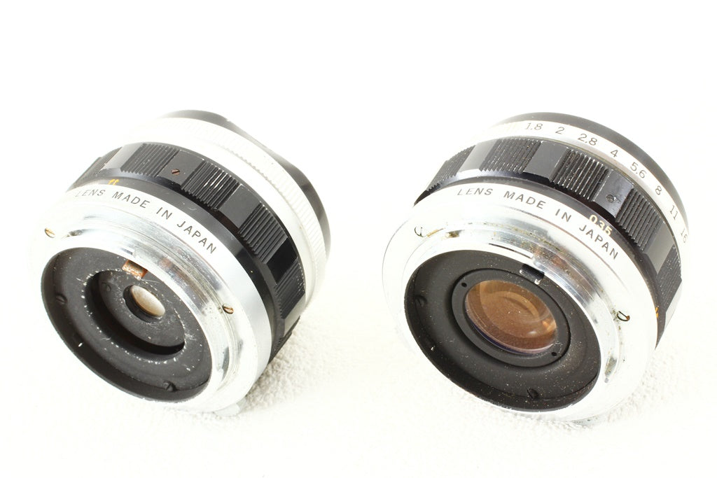 ジャンク品◆OLYMPUS PEN-FT F.ZUIKO Auto-S 38/1.8 E.ZUIKO auto-w 25/4