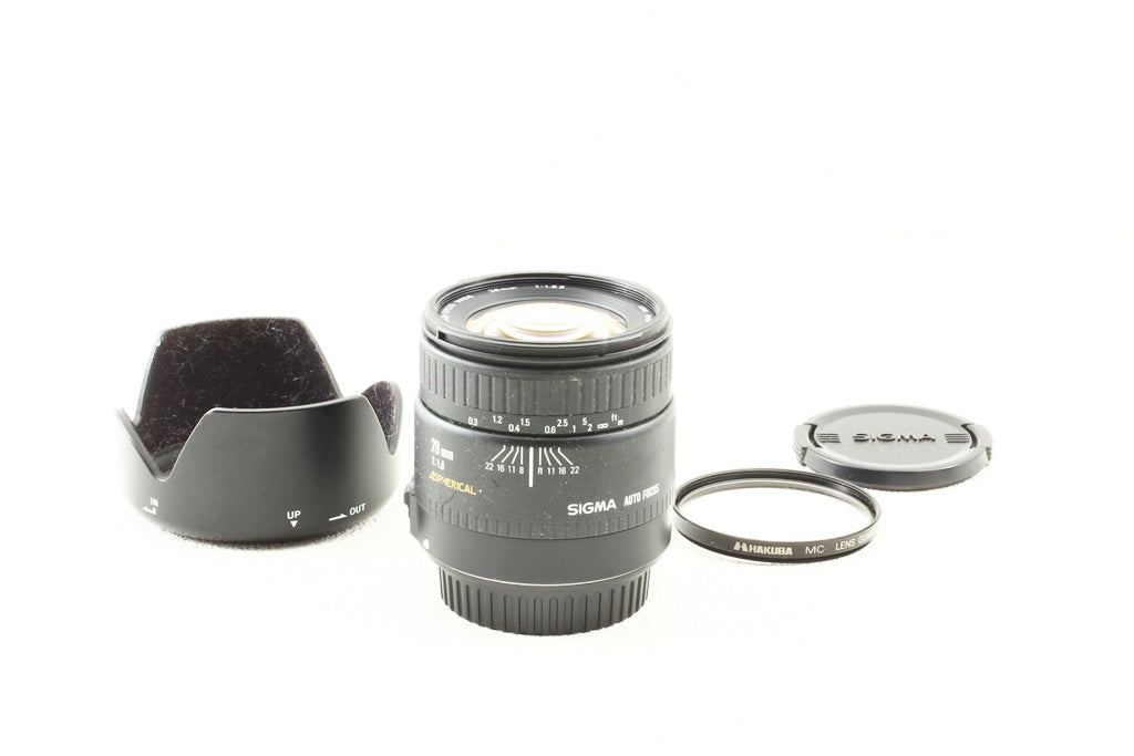 外観美品◆Sigma HS WIDE AF 28mm F1.8 II ASPH Canon