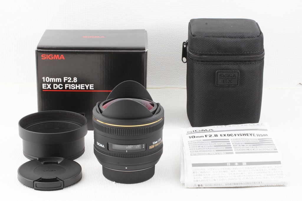 極美品◆SIGMA 10mm F2.8 EX DC FISHEYE HSM Nikon