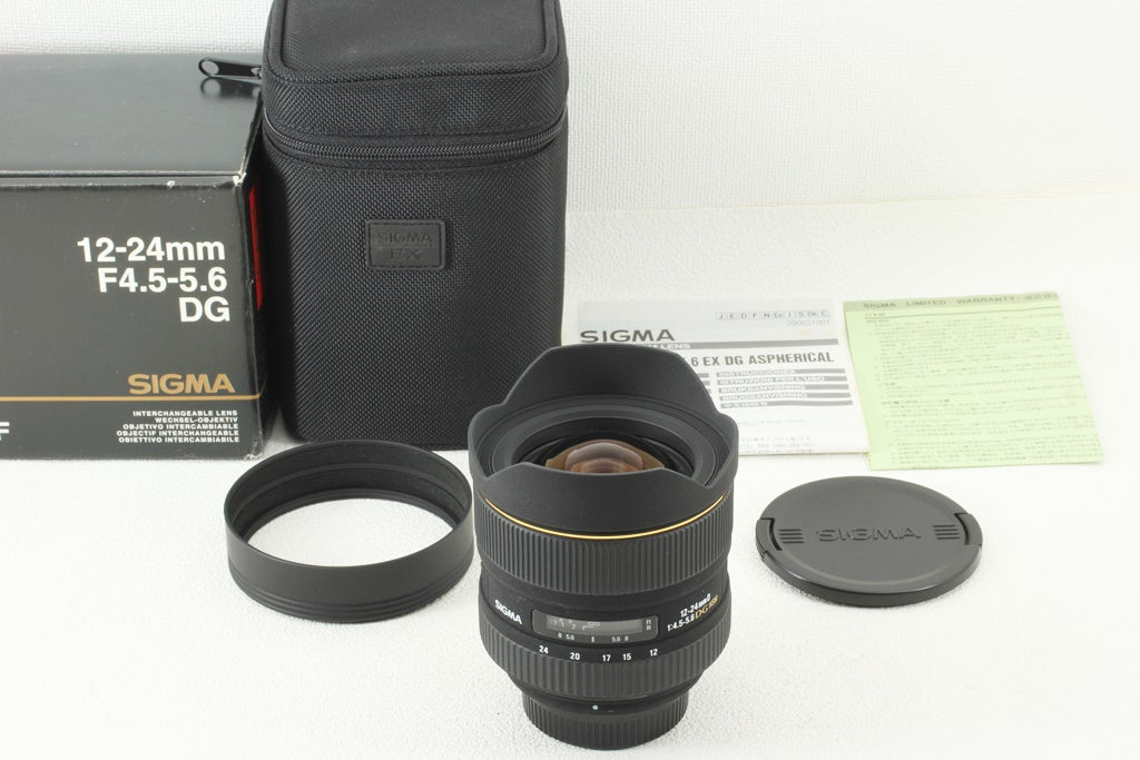 外観極上品◆SIGMA 12-24mm F4.5-5.6 EX DG HSM Nikon