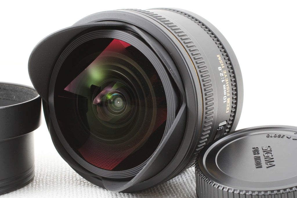 極上品◆SIGMA 10mm F2.8 EX DC FISHEYE HSM Nikon