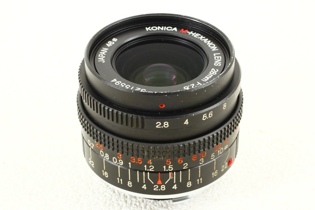 外観美品◆KONICA M-HEXANON 28mm F2.8
