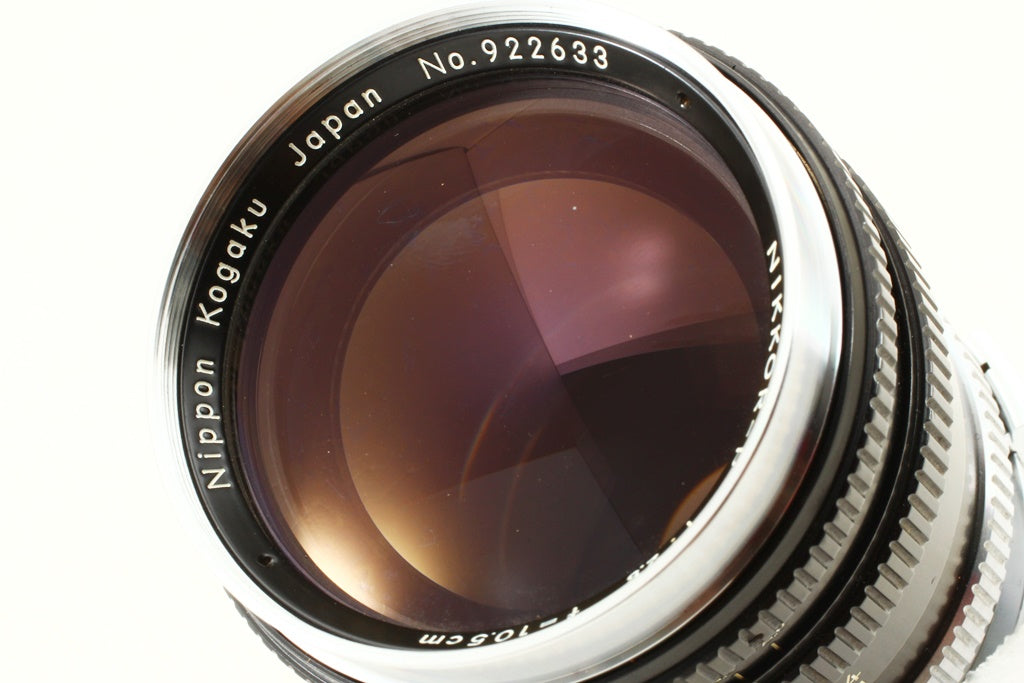 外観美品◆NIKON Auto Nikko-P 10.5cm F2.5