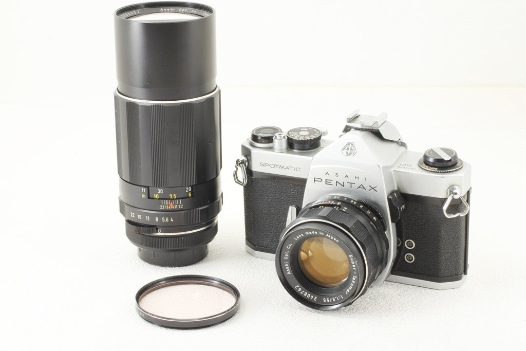 外観美品◆ASAHI Pentax レンズ付き 一眼レフフィルムカメラ