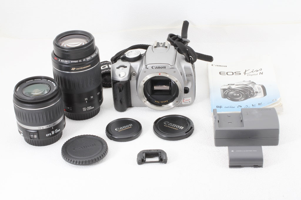 美品◆Canon EOS Kiss Digital N ダブルレンズキット