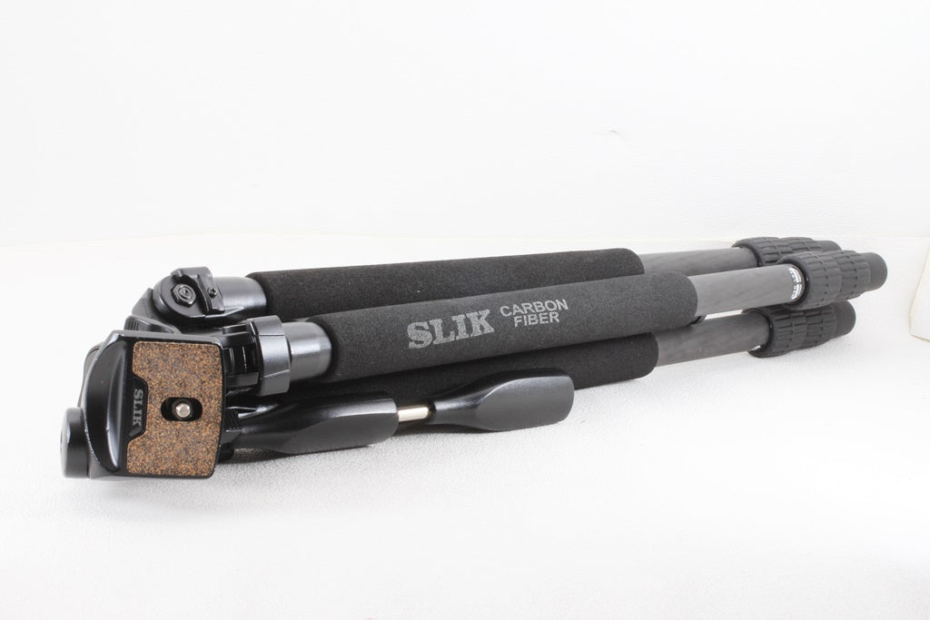 極上品◆SLIK カーボン 3段三脚 723EX III