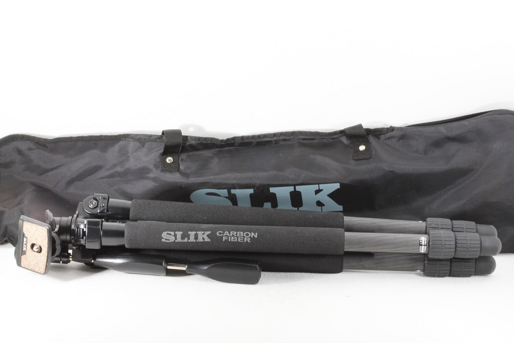 極上品◆SLIK カーボン 3段三脚 723EX III