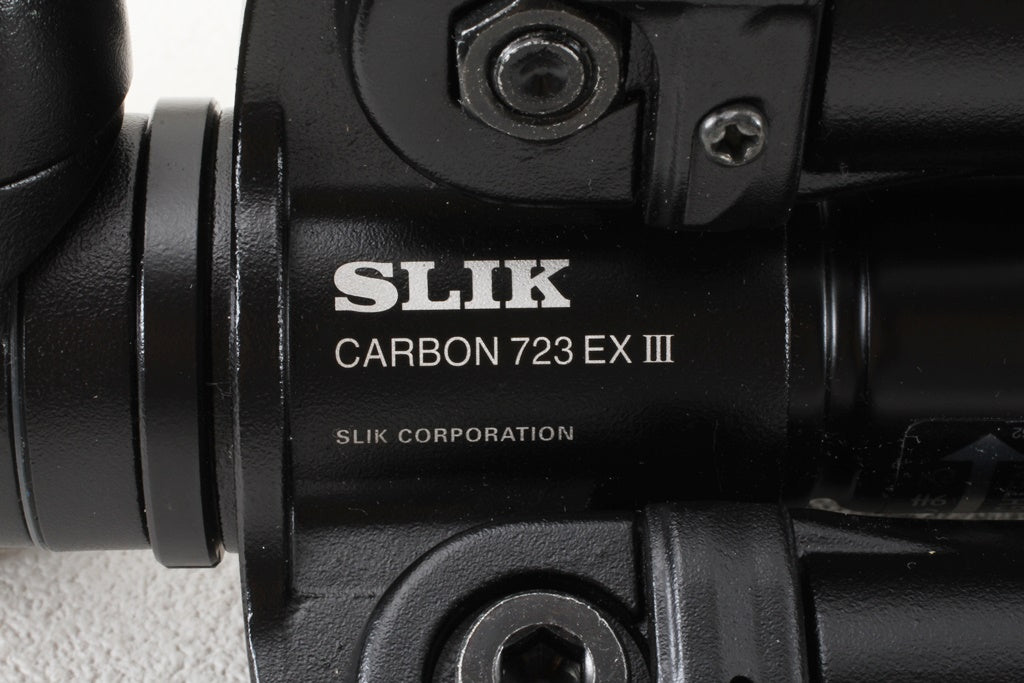 極上品◆SLIK カーボン 3段三脚 723EX III