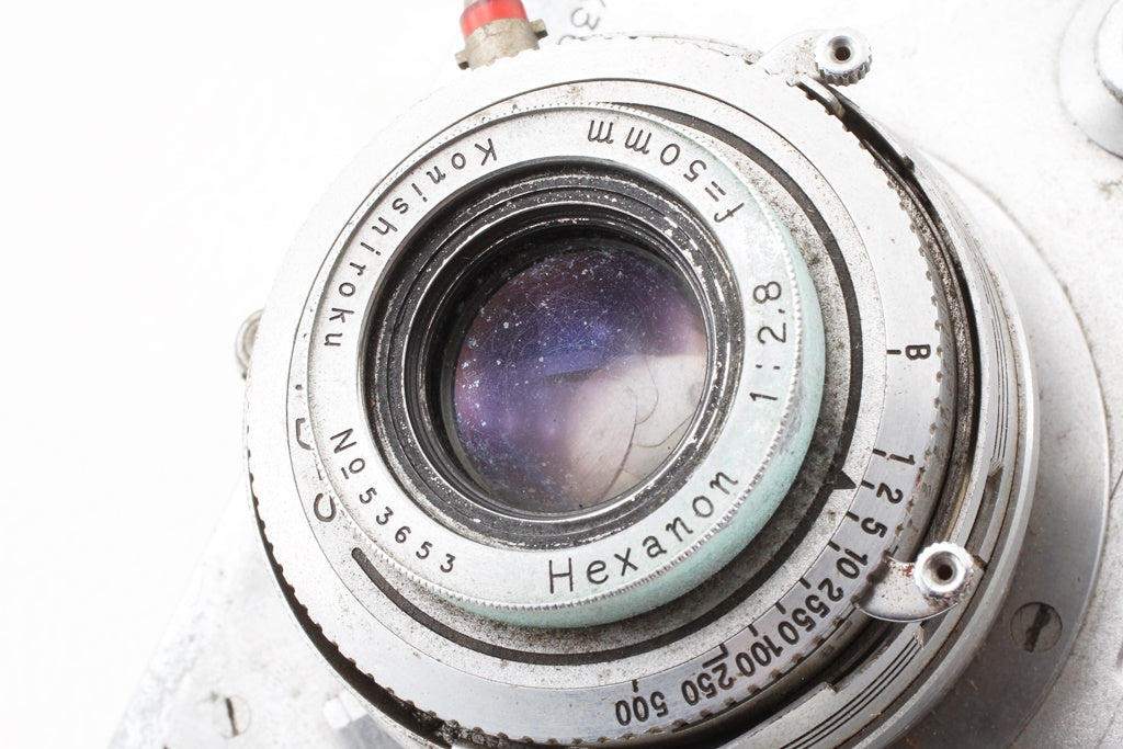 外観美品◆KONICA II 2 Hexanon 50/2.8