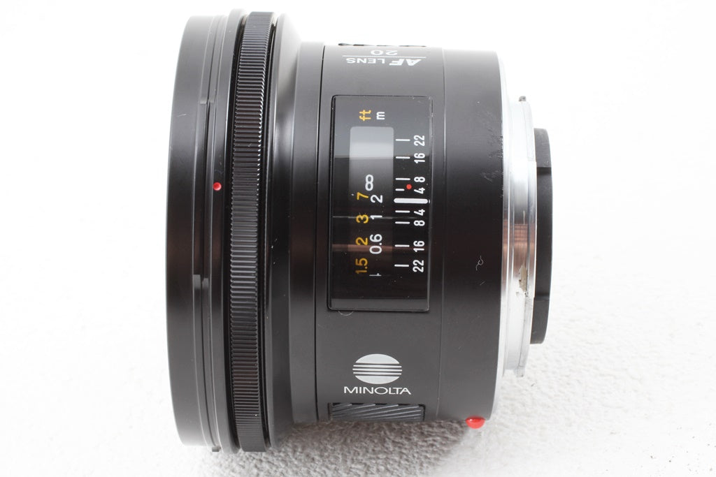 極上品◆MINOLTA AF 20mm F2.8 旧