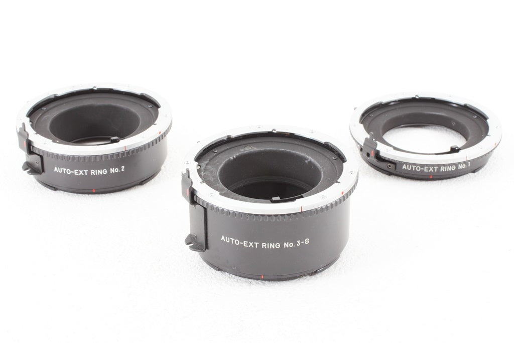 美品◆Mamiya M645用 AUTO-EXT RING NO.1 NO.2 NO.3-S