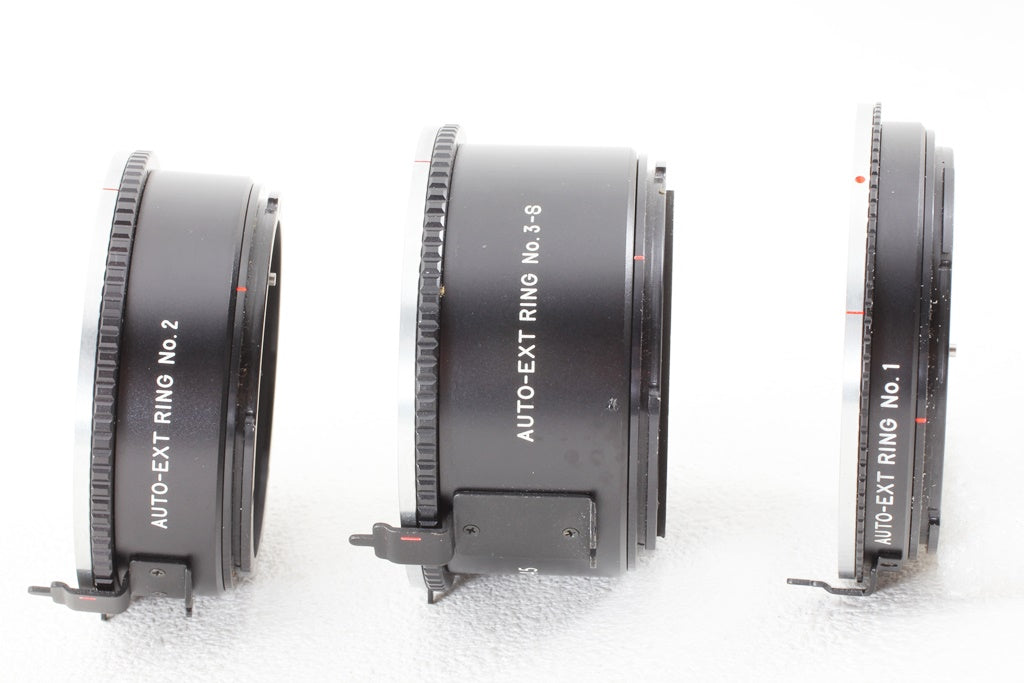 美品◆Mamiya M645用 AUTO-EXT RING NO.1 NO.2 NO.3-S