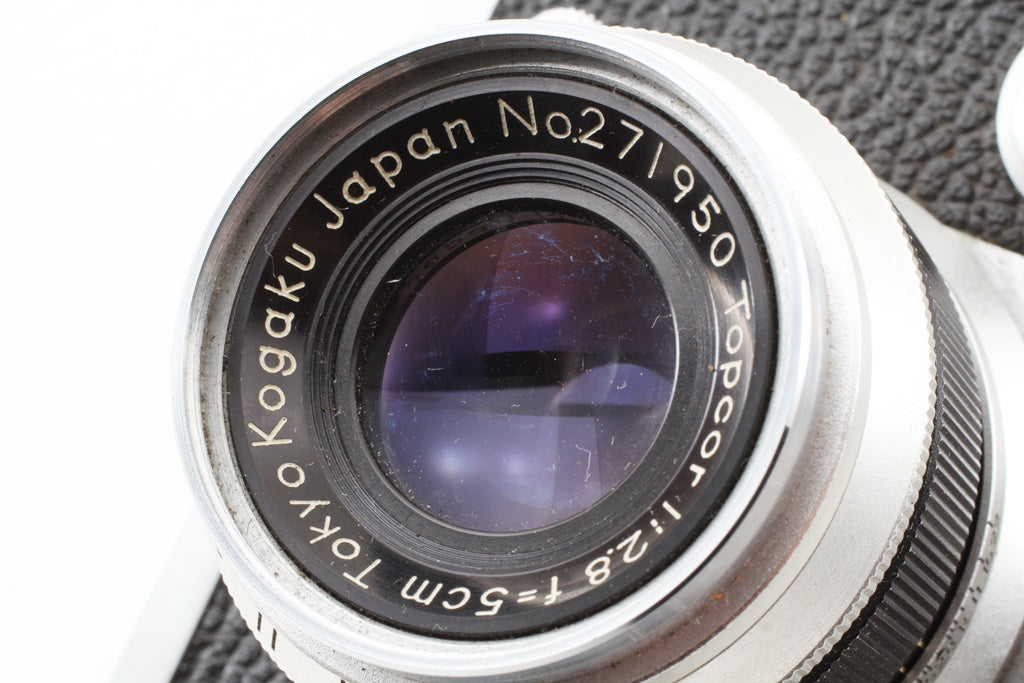 外観美品◆Leotax T Topcor 5cm F2.8