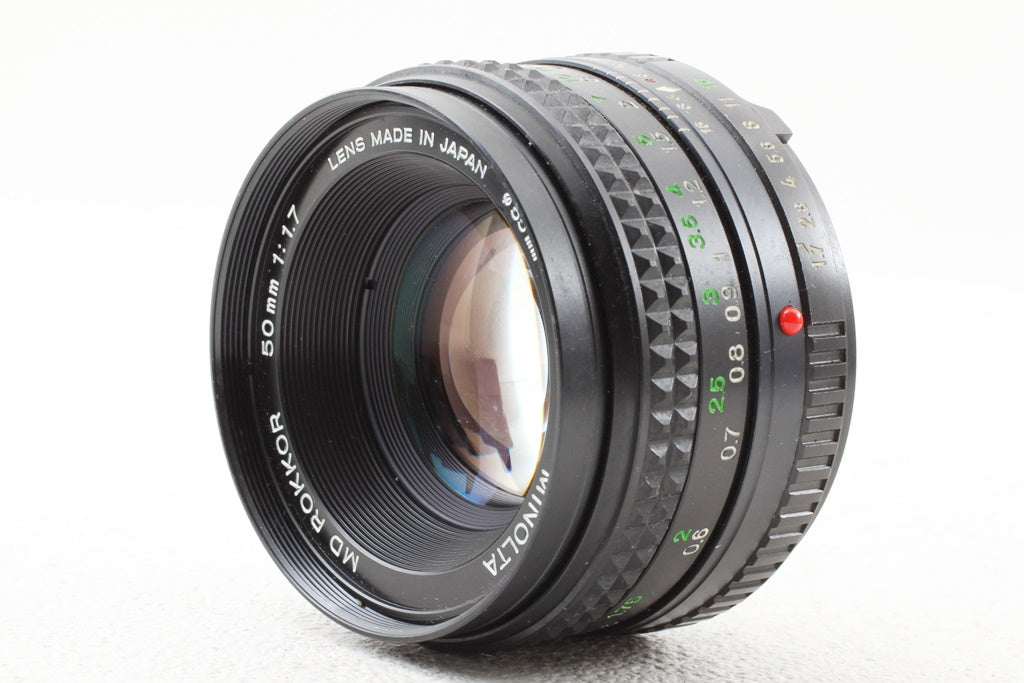 ジャンク品◆Minolta XG-E MD ROKKOR 50/1.7
