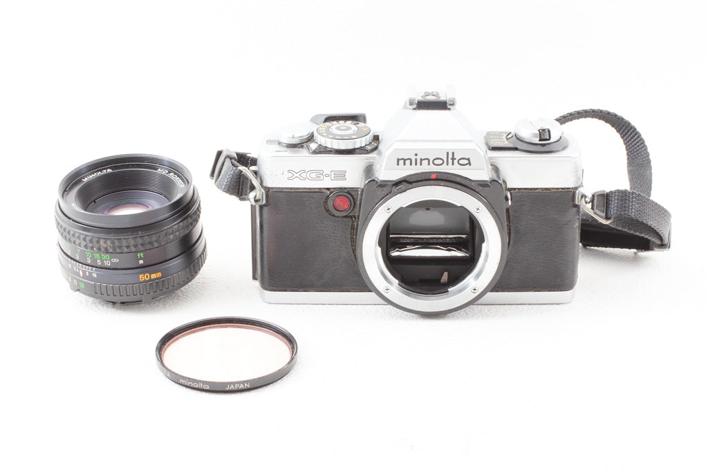 ジャンク品◆Minolta XG-E MD ROKKOR 50/1.7