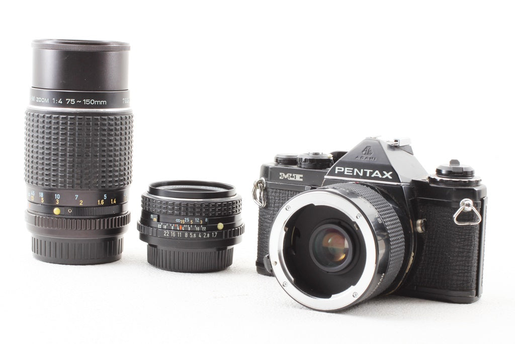 格安品◆Pentax ME smc Pentax-M 50/1.7 75-150/4 レンズ付き