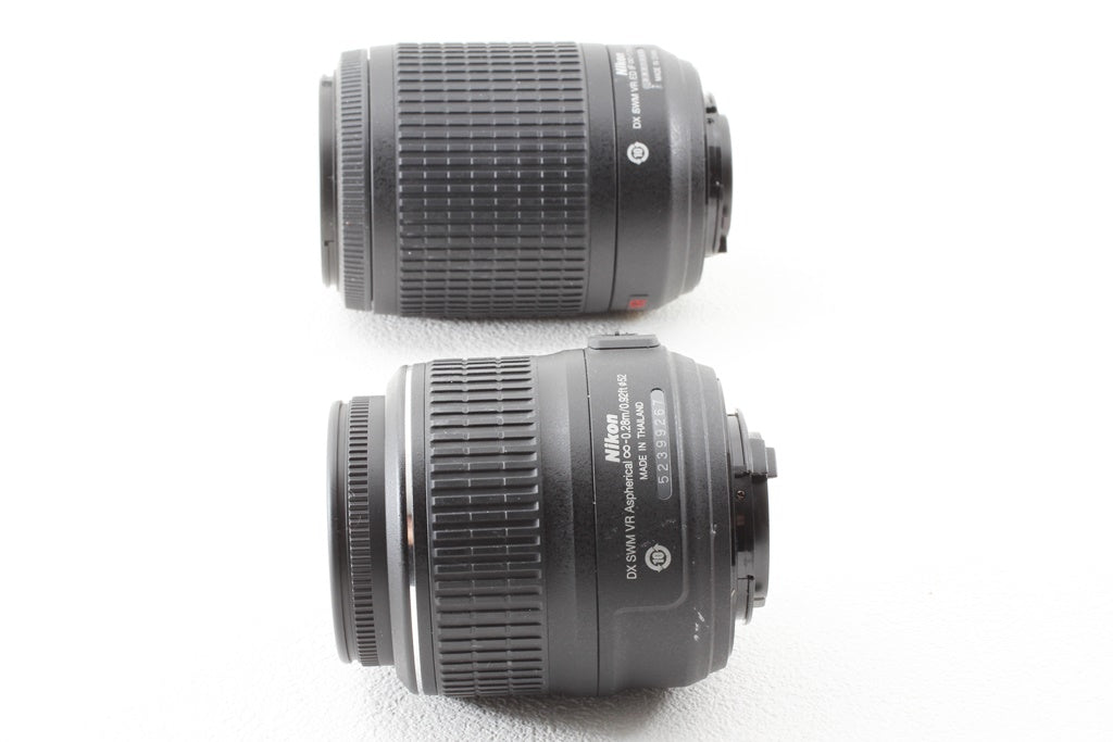 外観美品◆Nikon AF-S 18-55/3.5-5.6G VR AF-S 55-200/4-5.6G VR