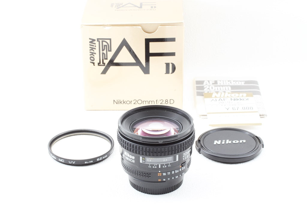 美品◆Nikon ニコン AF Nikkor 20mm F2.8D