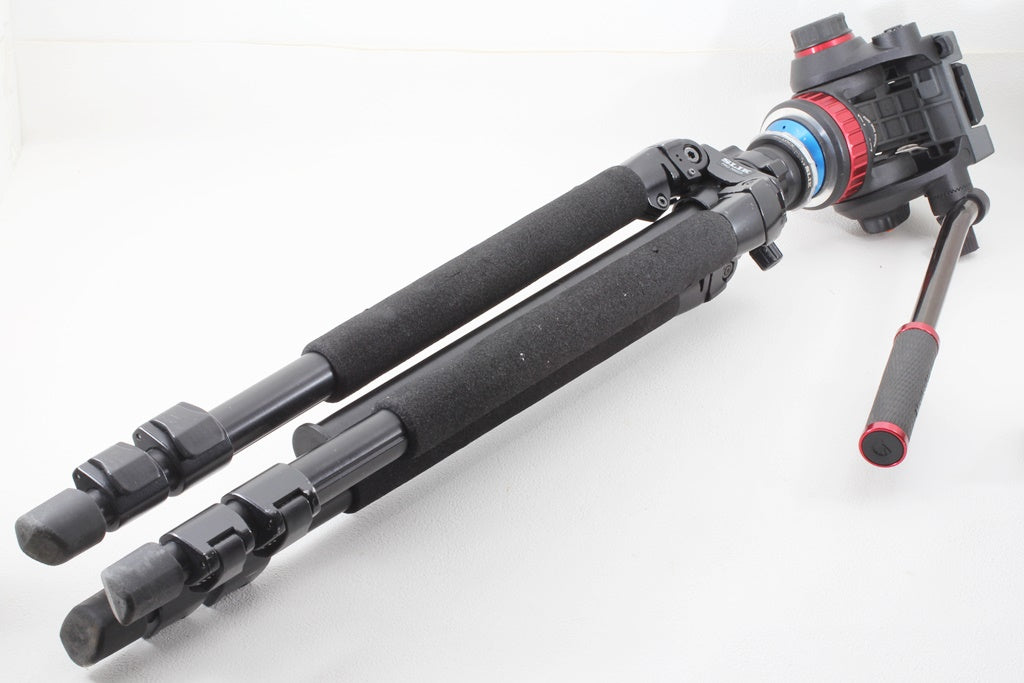 美品◆SLIK PRO 700DX 三脚 Manfrotto MVH502AH 雲台
