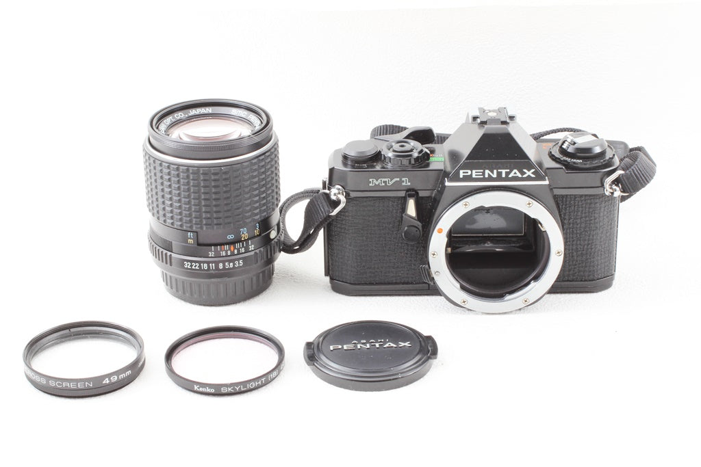 ジャンク品◆Pentax MV1 smc Pentax-M 135/3.5