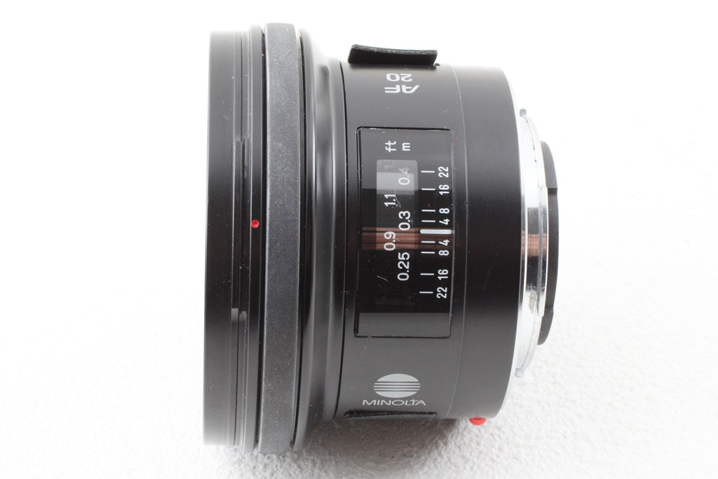 外観美品◆MINOLTA AF 20mm F2.8 NEW