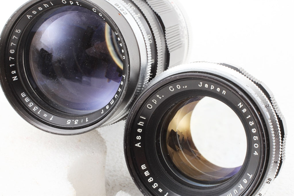 外観美品◆ASAHI Pentax Takumar 58/2 135/3.5