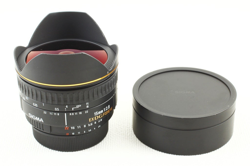 High quality ◆ SIGMA AF 15mm F2.8 EX DG Fisheye Nikon ◆ Fisheye lens