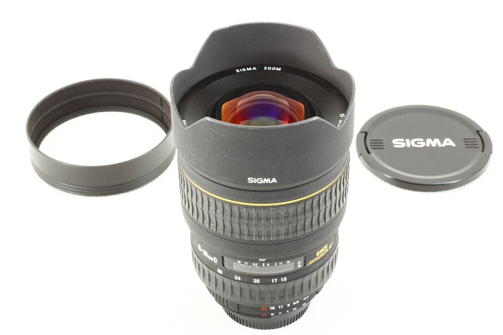 Excellent quality ◆ SIGMA AF 15-30mm F3.5-4.5 EX DG Nikon ◆ Ultra-wide-angle zoom lens