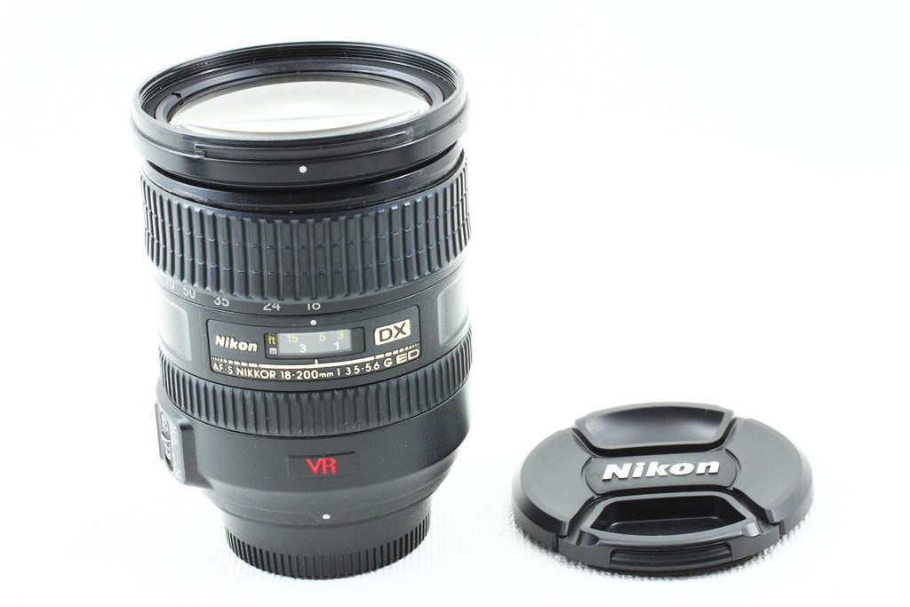 Good condition NIKON AF-S DX 18-200mm F3.5-5.6G ED VR Zoom lens