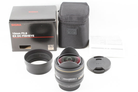 美品◆SIGMA 10mm F2.8 EX DC FISHEYE HSM Nikon