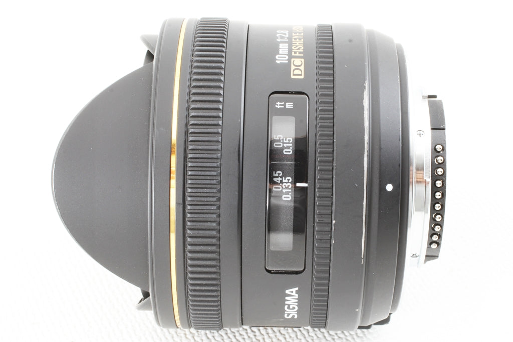 美品◆SIGMA 10mm F2.8 EX DC FISHEYE HSM Nikon