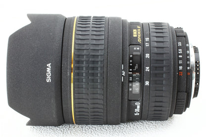 極上品◆SIGMA AF 15-30mm F3.5-4.5 EX DG Nikon