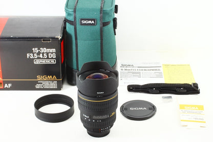 美品◆SIGMA AF 15-30mm F3.5-4.5 EX DG Nikon