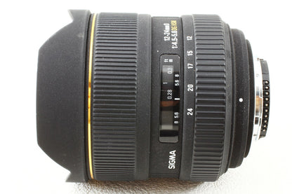美品◆SIGMA 12-24mm F4.5-5.6 EX DG HSM Nikon