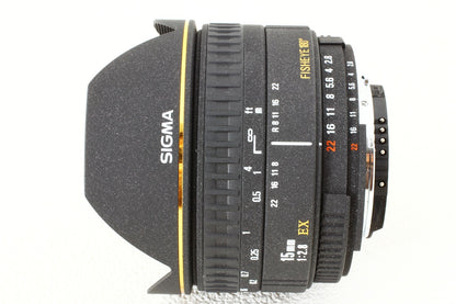 極上品◆SIGMA AF 15mm F2.8 EX Fisheye Nikon