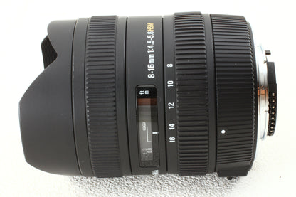 極上品◆SIGMA 8-16mm F4.5-5.6 DC HSM Nikon