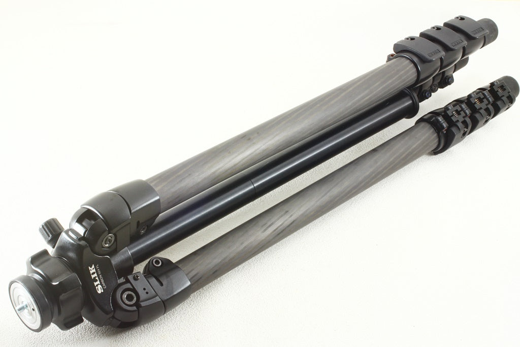 極上品◆SLIK 924 FL 大型4段三脚