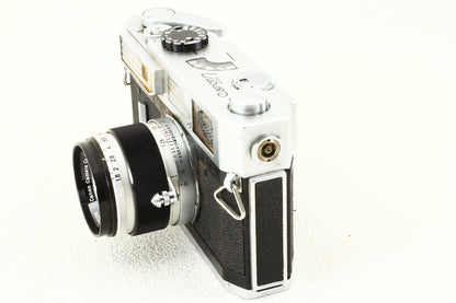 ジャンク品◆Canon 7型 50mm F1.8 レンズ付き