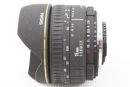 極上品◆SIGMA AF 15mm F2.8 EX Fisheye Nikon