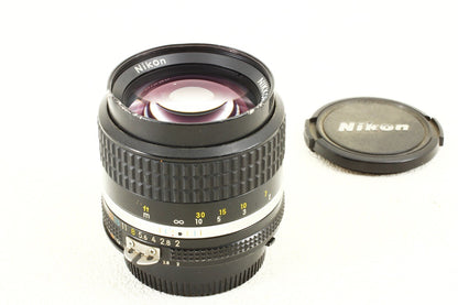 美品◆NIKON Ai-S NIKKOR 85mm F2