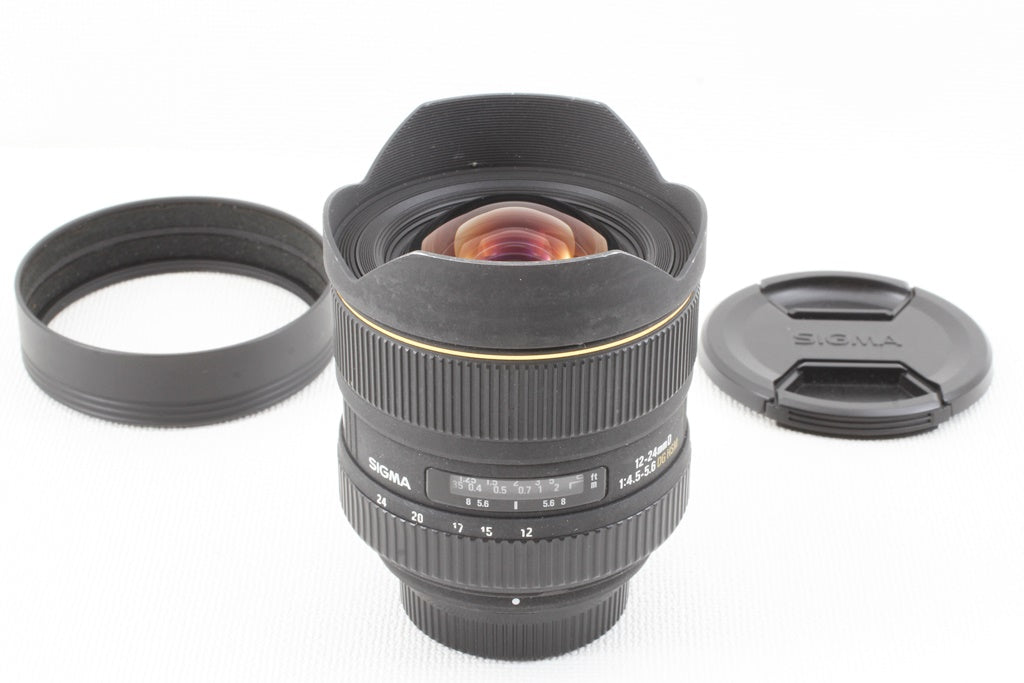 美品◆SIGMA 12-24mm F4.5-5.6 EX DG HSM Nikon