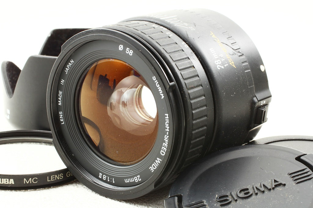 外観美品◆Sigma HS WIDE AF 28mm F1.8 II ASPH Canon