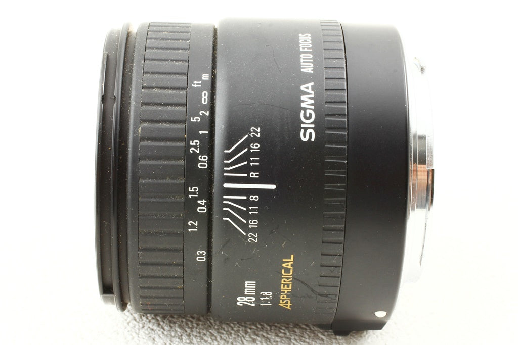 外観美品◆Sigma HS WIDE AF 28mm F1.8 II ASPH Canon