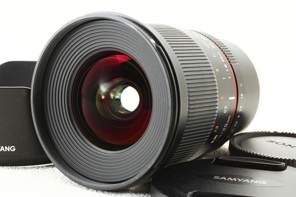 極上品◆SAMYANG 20mm F1.8 ED UMC AS Sony E