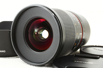 極上品◆SAMYANG 20mm F1.8 ED UMC AS Sony E