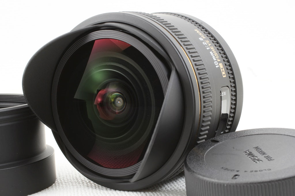 極美品◆SIGMA 10mm F2.8 EX DC FISHEYE HSM Nikon