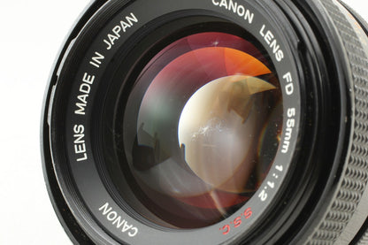 外観美品◆Canon FD 55mm F1.2 S.S.C