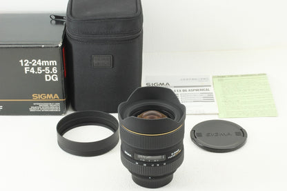 外観極上品◆SIGMA 12-24mm F4.5-5.6 EX DG HSM Nikon